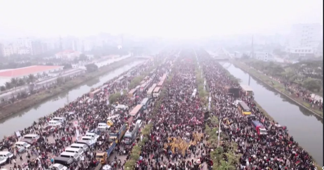 BNP top leaders welcome Tarique Rahman on homecoming