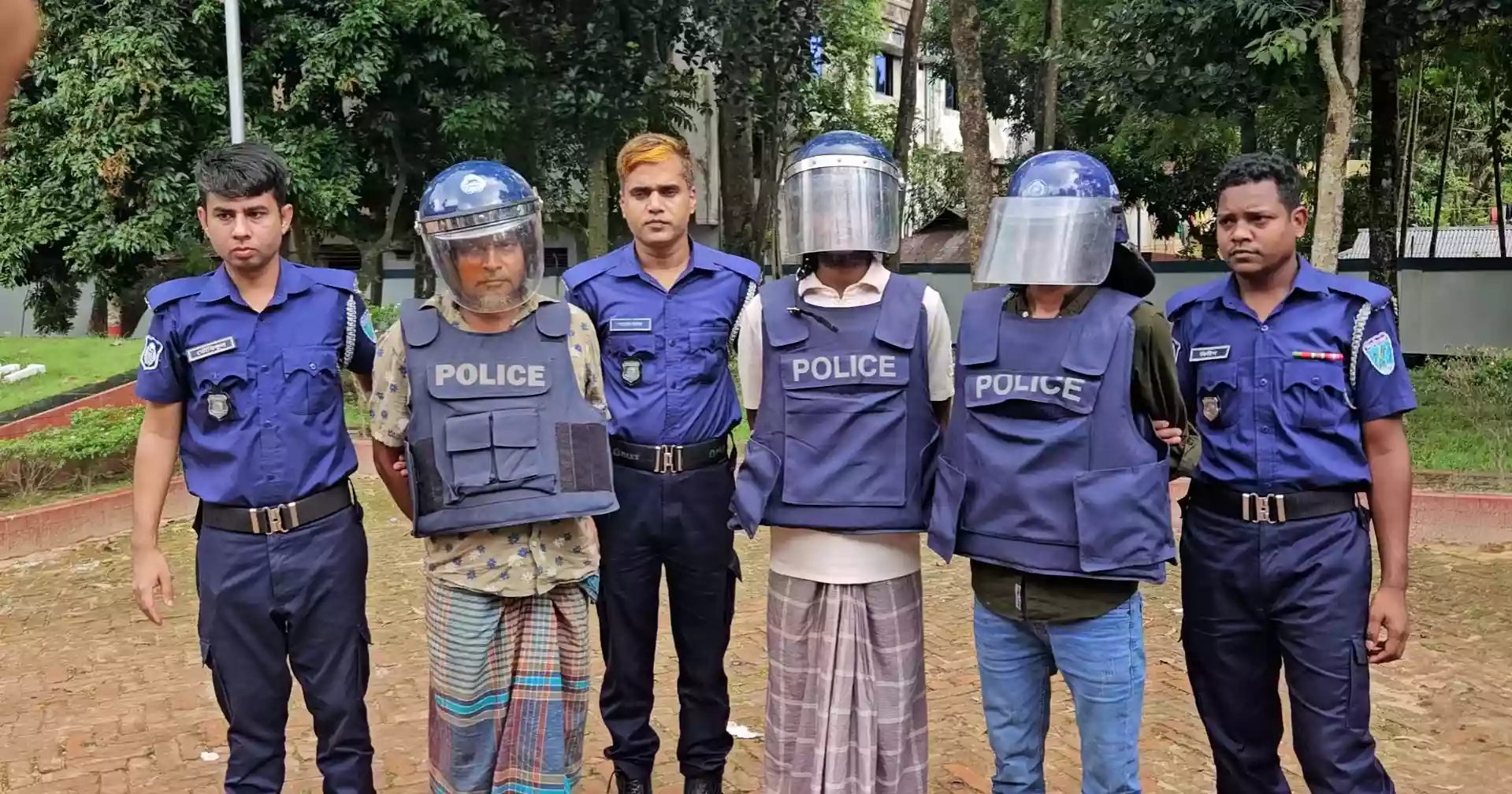 Three suspected robbers held in Moulvibazar:Police