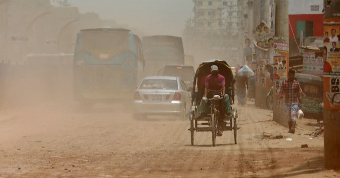 Dhaka ranks 4th most polluted city with ‘unhealthy’ air