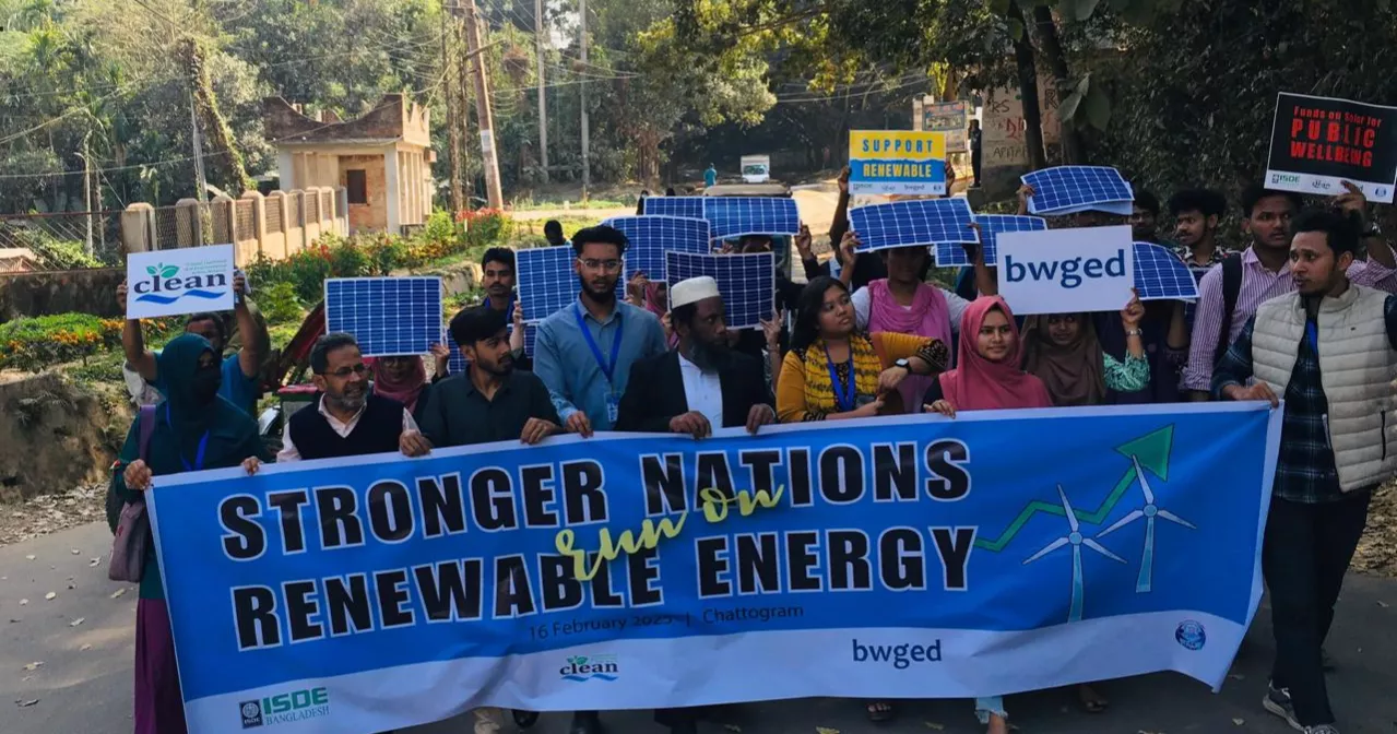 Youth rally at CU: Crisis won't be resolved if investment in renewable energy not increased quickly 