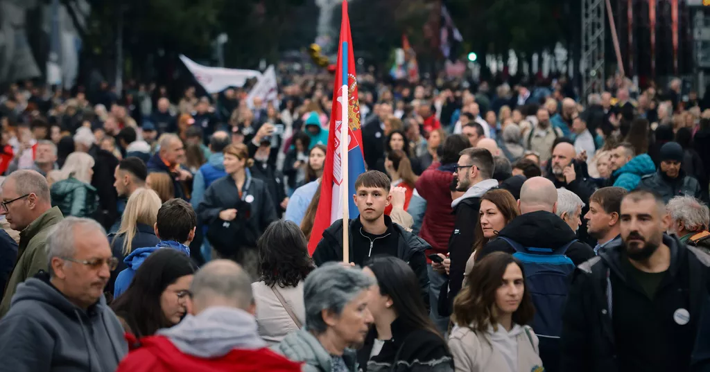 Serbia votes in key election as Vucic faces student-led challenge