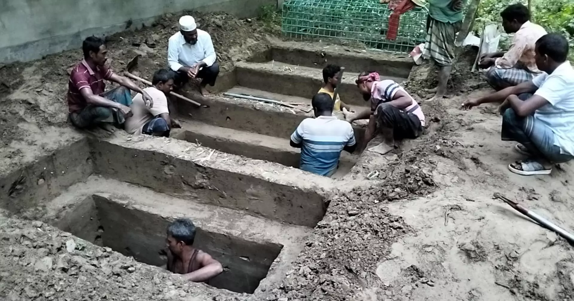 Natore tragedy: Four of a family laid to rest