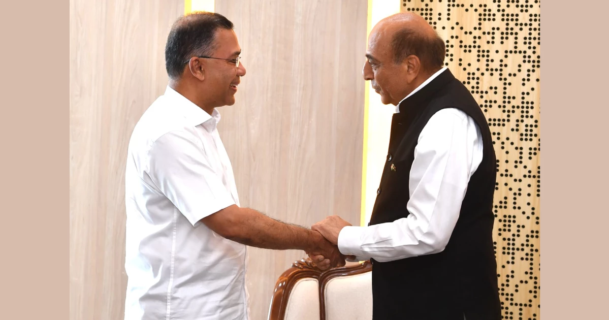 Indian High Commissioner Trivedi meets PM Tarique