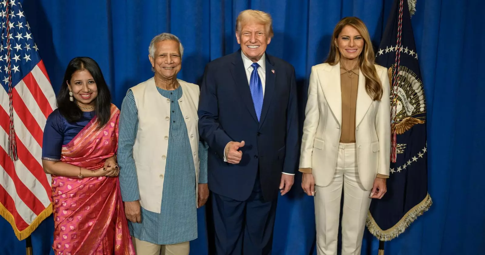 Prof Yunus invites President Trump to visit Bangladesh