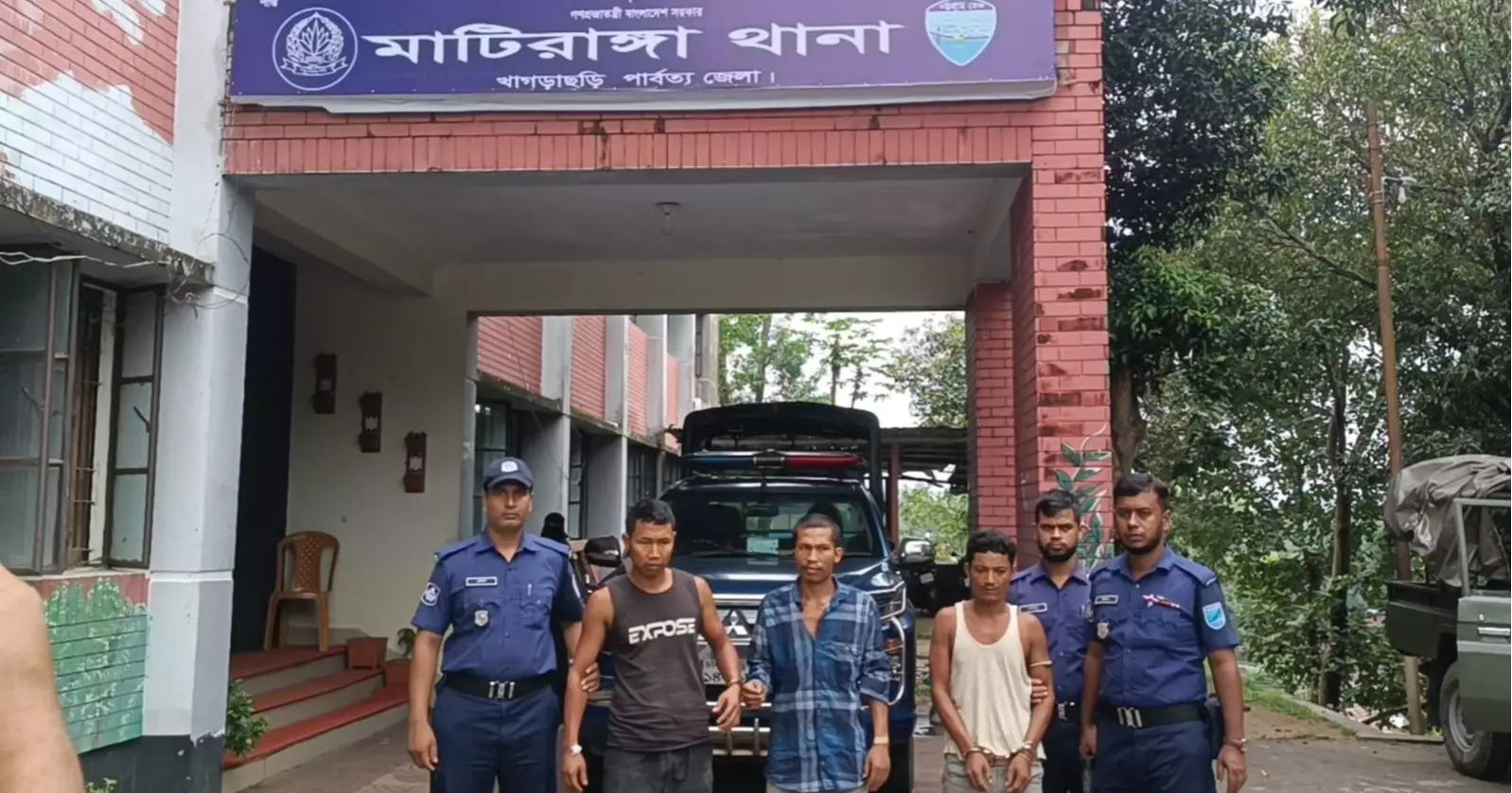 3 UPDF men held with arms, ammo in Khagrachhari