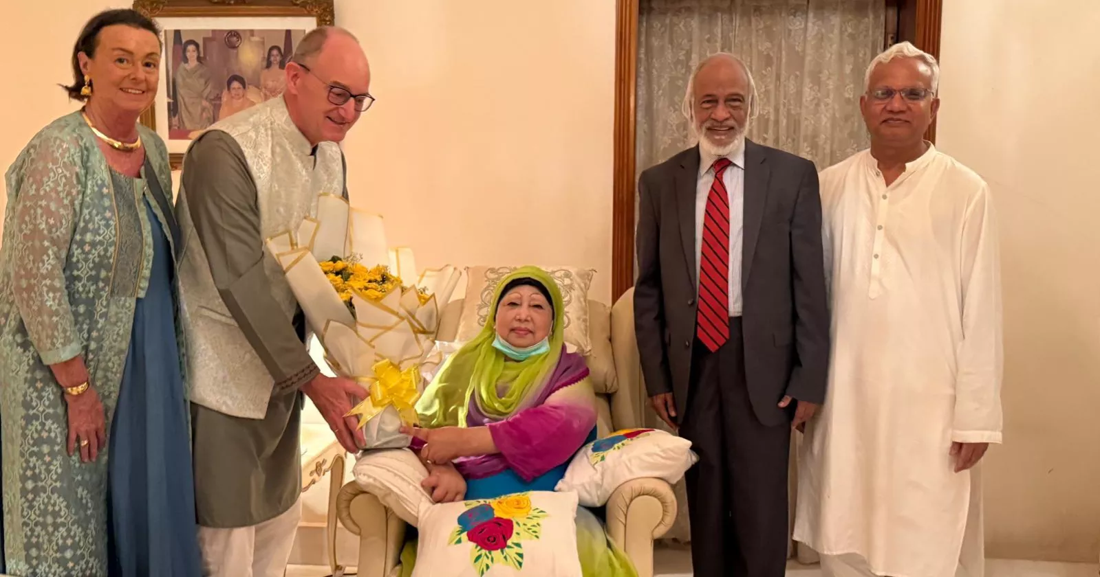 Outgoing German envoy meets Khaleda