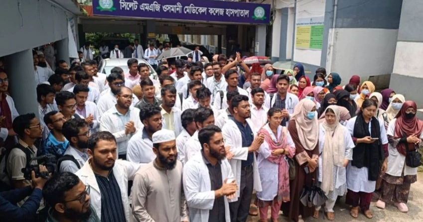 Osmani Medical interns continue work abstention for over six-point demands for 2nd day