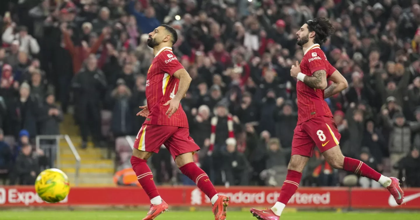 Liverpool routs Tottenham 4-0 to set up English League Cup final against Newcastle