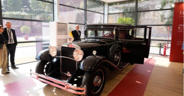 Vatican opens exhibition showcasing a century of popemobiles
