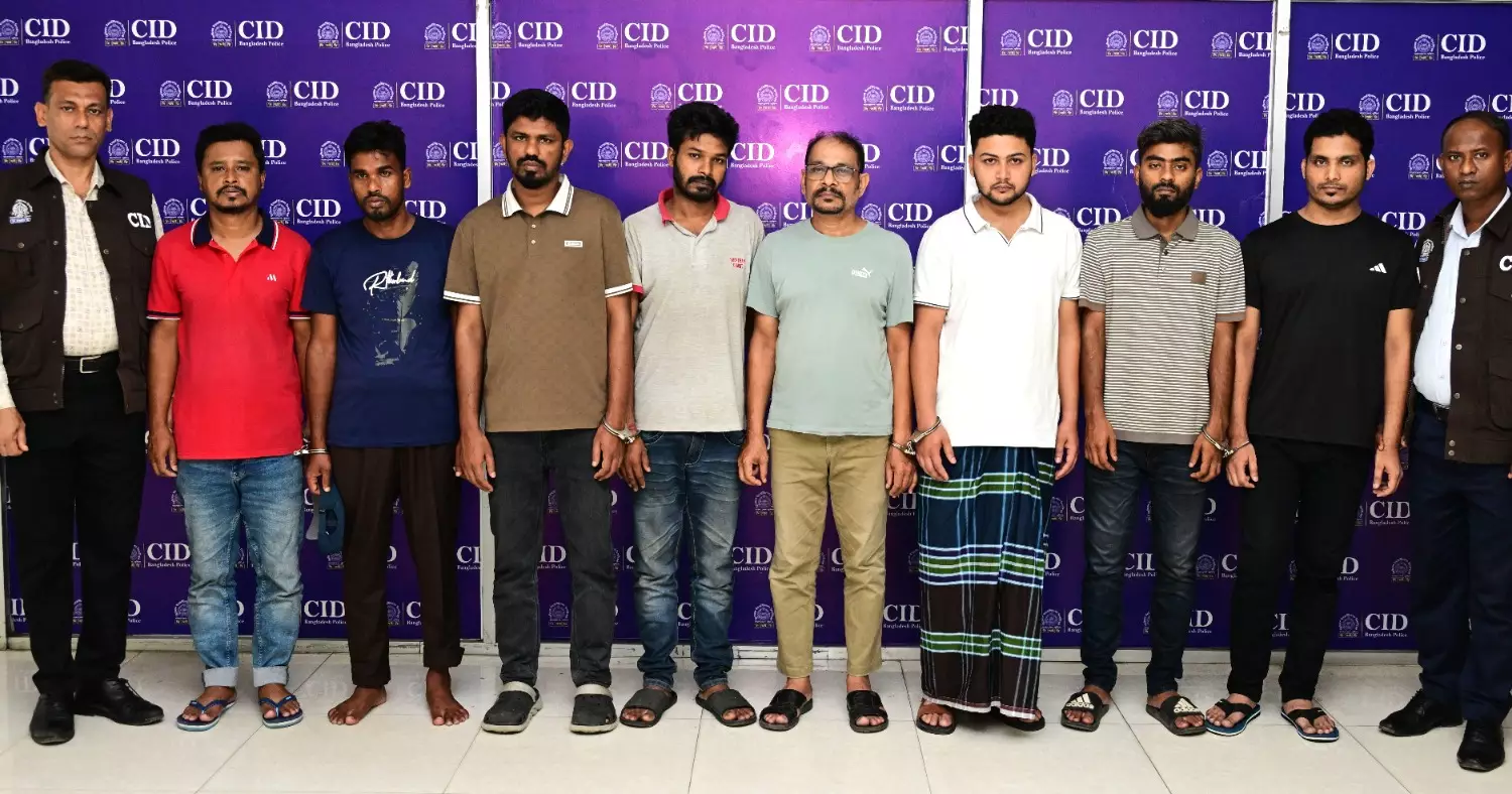 8 arrested over operating online gambling, money laundering: CID