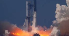 SpaceX launches most powerful starship yet in key moon mission test