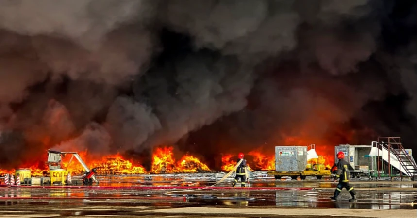 Inferno damages imported goods worth millions at Airport Cargo Village