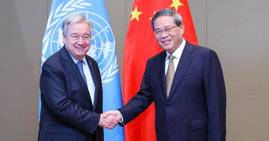 China ready to work with UN to strengthen more just and equitable int'l order: Premier Li