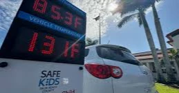 Rising summer temperatures heighten risk of child deaths in hot cars