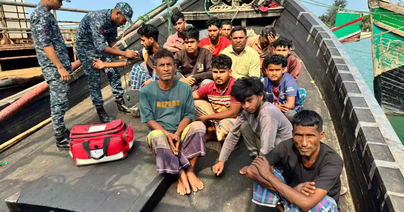 Navy rescues 15 fishermen from Bay of Bengal
