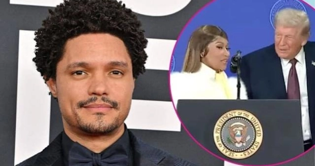 Trevor Noah takes jabs at Trump and Nicki Minaj during Grammys