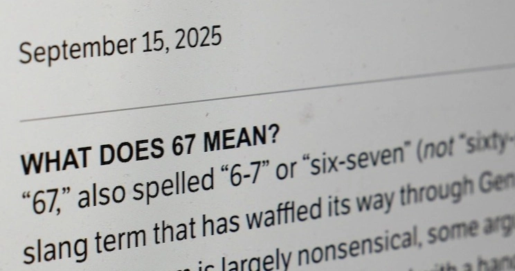 Viral ‘6-7’ tops 2025 list of overused words and phrases