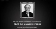 Eminent academic Dr Anwarul Karim passes away