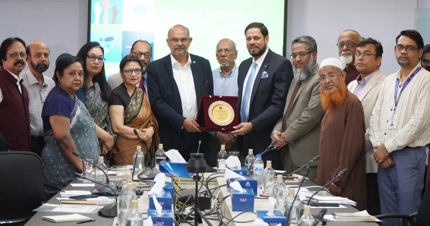 UAP hosts dialogue on Bangladesh health budget