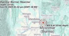 5.3 magnitude earthquake strikes off Myanmar coast, tremors felt in Thailand