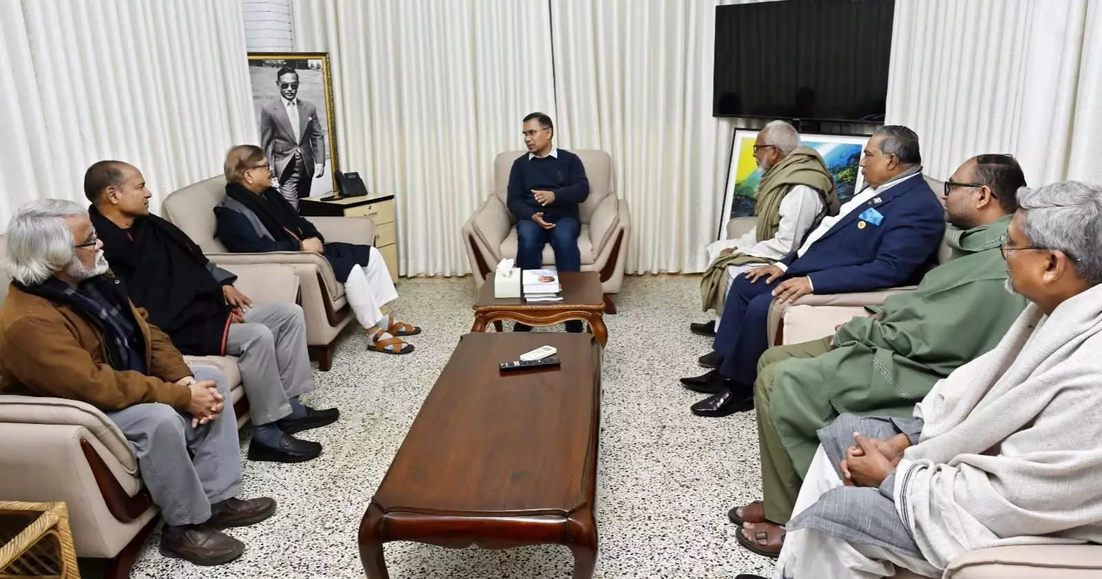 Leaders of BNP-allied parties hold meetings with Tarique Rahman