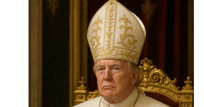 Trump draws criticism with AI image of himself as the pope ahead of the papal conclave