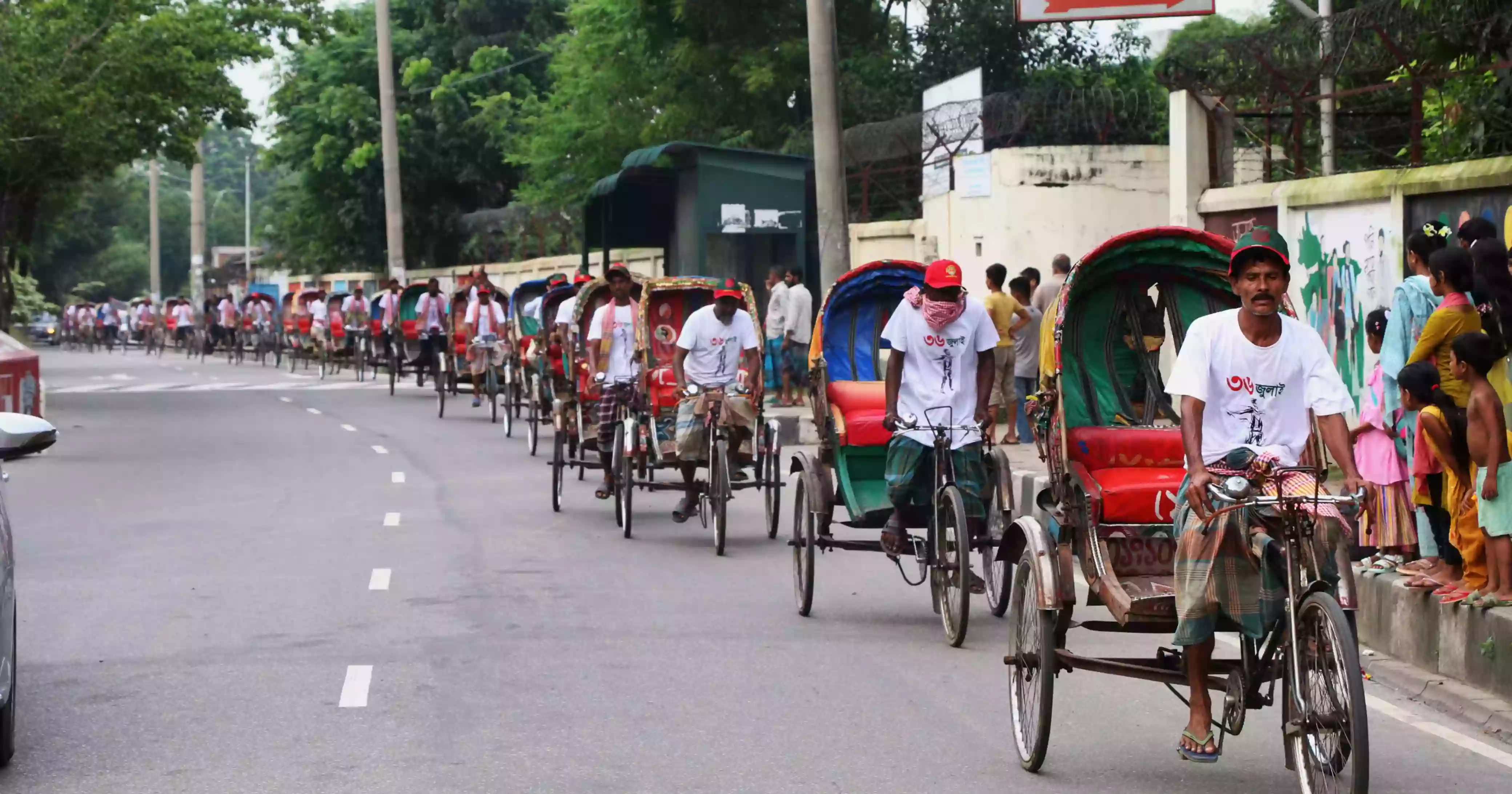 BSA’s vibrant Rickshaw Rally marks July Uprising anniversary in the city