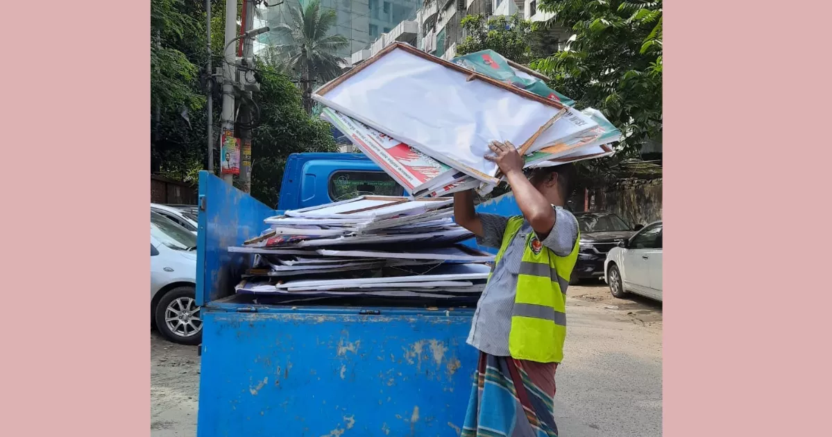 DNCC removes 125,000 illegal banners, festoons in a month
