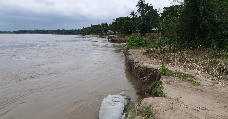 Rivers swell in Sylhet due to continuous rain, upstream water