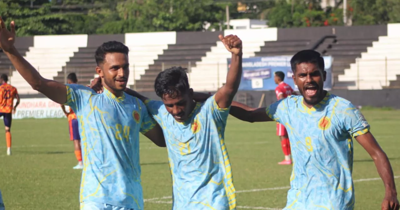 BPL Football : Dhaka Abahani Ltd finish runners- up outplaying Brothers Union Club by 3-0 goal