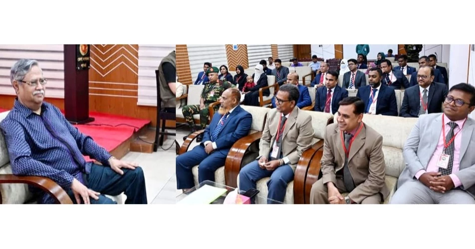 Judges of Pabna district call on President Shahabuddin