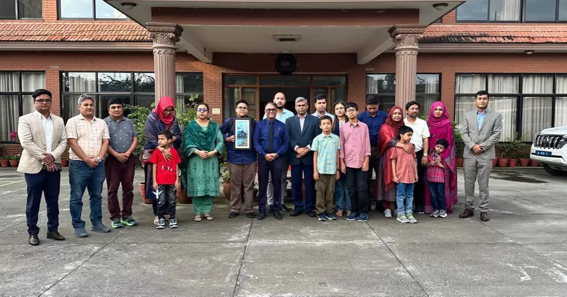 Bangladesh Embassy in Kathmandu welcomes medical delegation