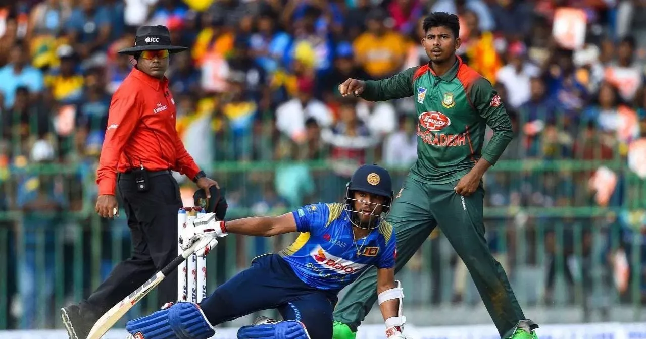 Bangladesh strike early to remove Sri Lankan openers