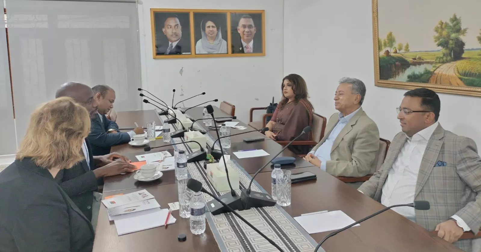 NIMD delegation meets BNP, talks about polls