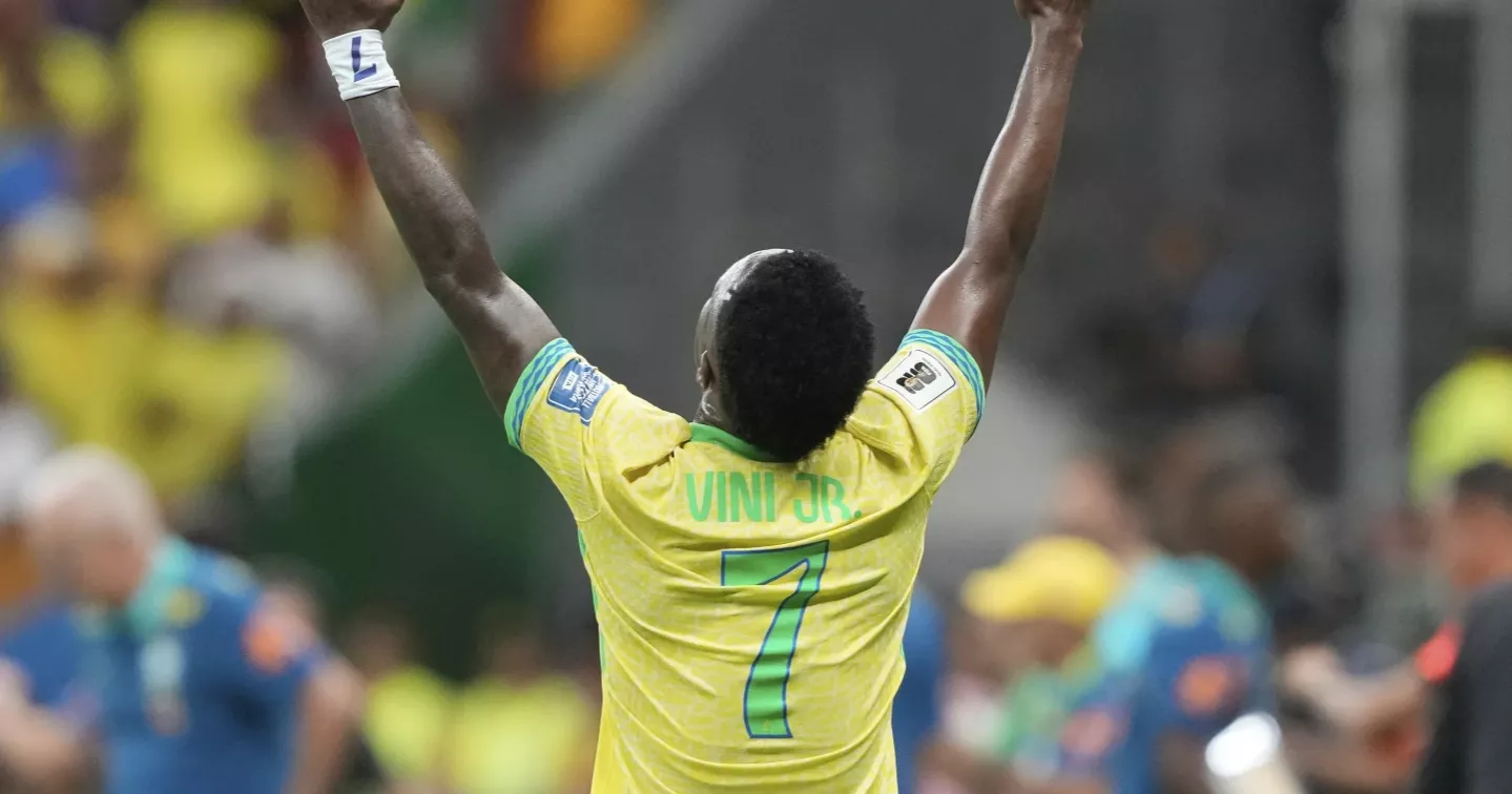 Vinicius Júnior’s late strike secures Brazil’s 2-1 victory over Colombia in World Cup Qualifying