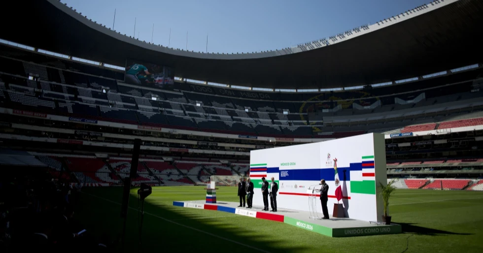 International labor union says FIFA blocking access to Azteca Stadium for inspection