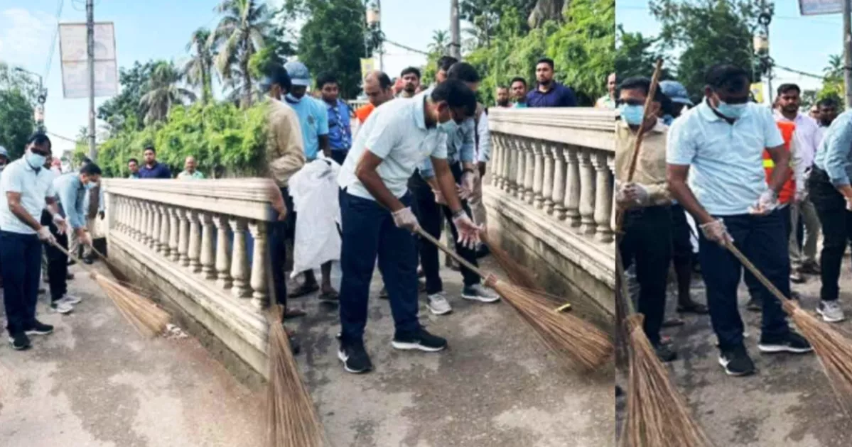 Sylhet DC promotes city cleanliness drive