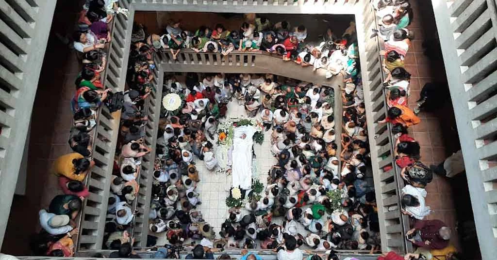 Nation bids adieu to eminent cultural icon Sanjida Khatun at Chhayanaut