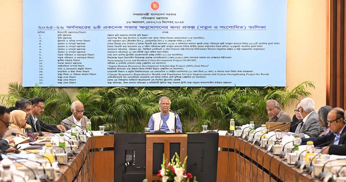 ECNEC clears 17 projects with Tk 15,383 cr