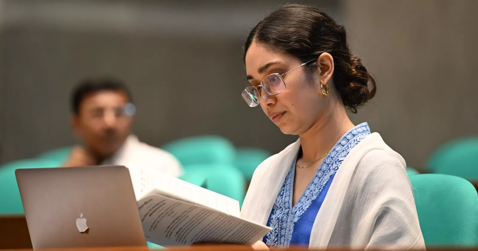 Zaima Rahman observes parliament session from VVIP lounge