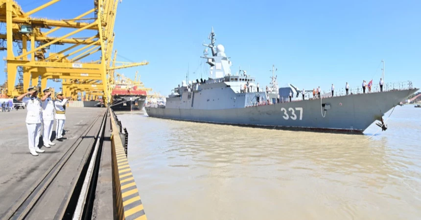 Russian Navy ship arrives in Ctg for goodwill visit