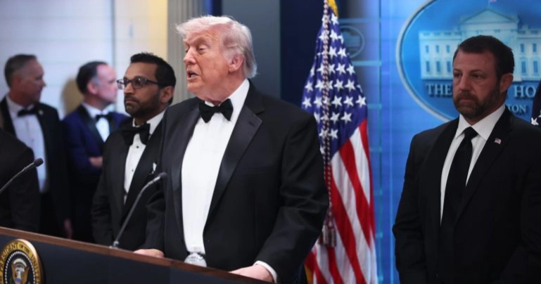 Trump assures first lady, VP safe; White House event postponed