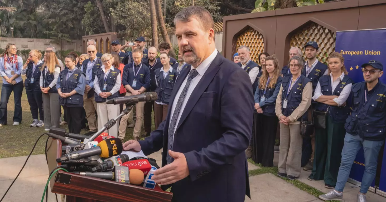 Hopeful mood, positive electoral climate in Bangladesh: EU chief observer