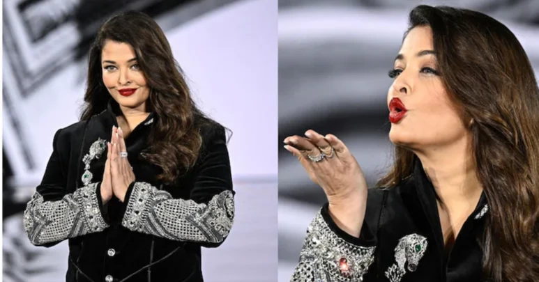 Paris Fashion Week 2025: Aishwarya Rai Bachchan greets crowd with namaste