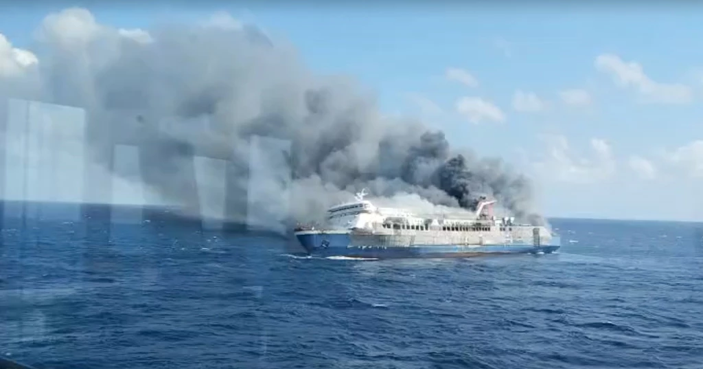 5 killed, dozens missing after ferry catches fire off Indonesia's Java island