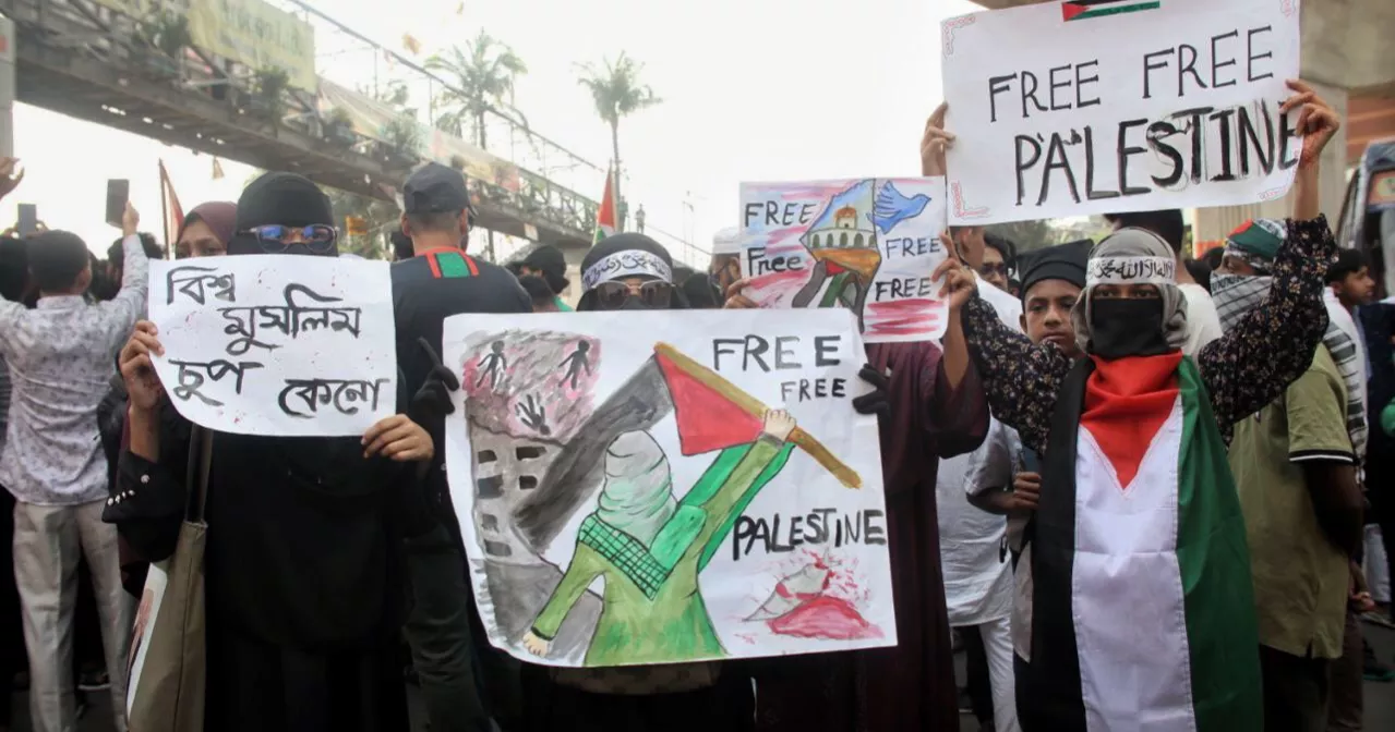 Protests erupt in Bangladesh over Israeli attacks on Gaza