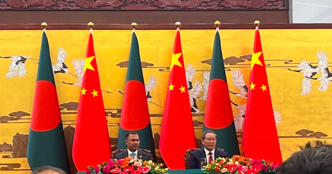 PM Tarique, Chinese Premier Li Qiang sit for bilateral talks in Beijing