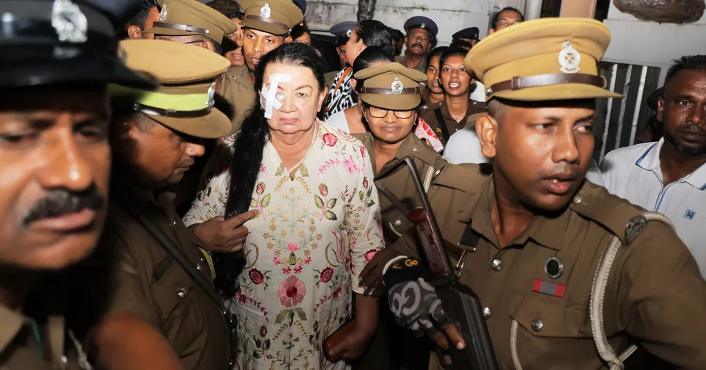 Sri Lanka's former first lady arrested over corruption allegations