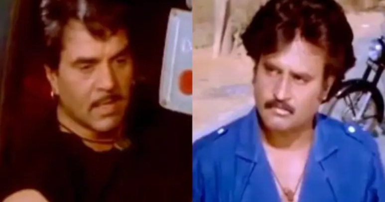 Dharmendra recalls a humorous moment with “darling friend” Rajinikanth from Insaaf Kaun Karega