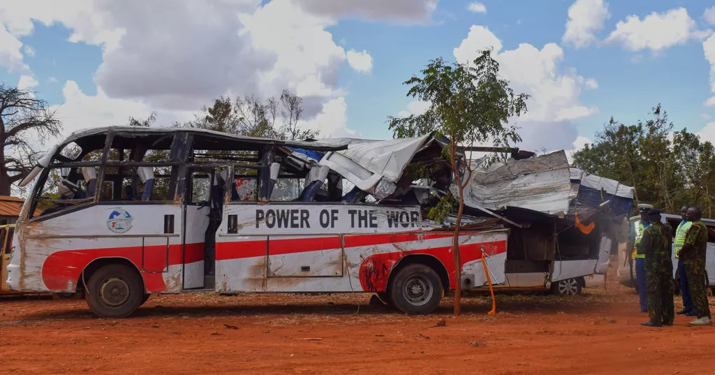 Bus-truck collision kills 24 in Kenya near site of previous fatal crash